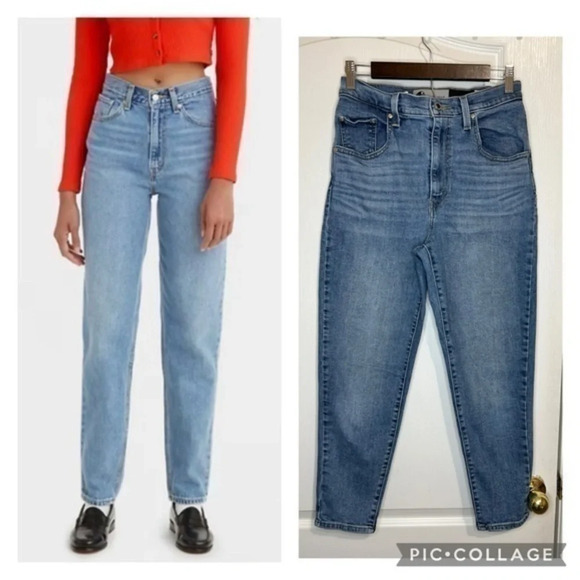 Levi's Denim - Levi's Silver Tab High Waist Vintage Modern Straight mom jeans size 28